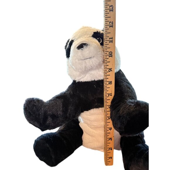 Kramig Panda Plush Stuffed Animal By IKEA 14" Black & White Polyester Fiber Soft - Picture 5 of 8